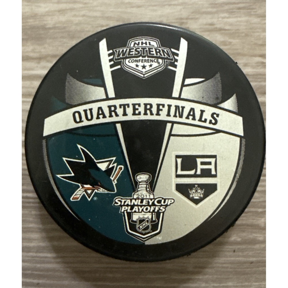 2011‎ Stanley Cup Playoffs Western Quarterfinals Sharks vs Kings Hockey Puck